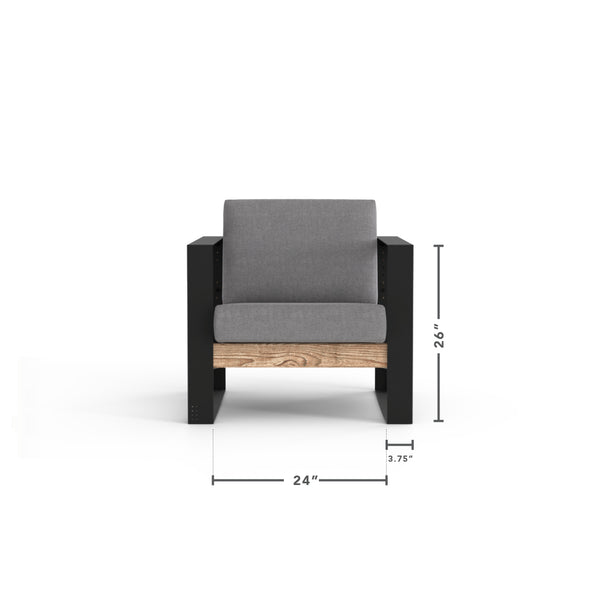 Modern Muskoka Slim Chair Kit with Cushions