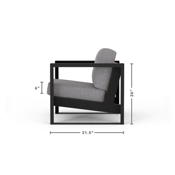 Modern Muskoka Slim Chair Kit with Cushions