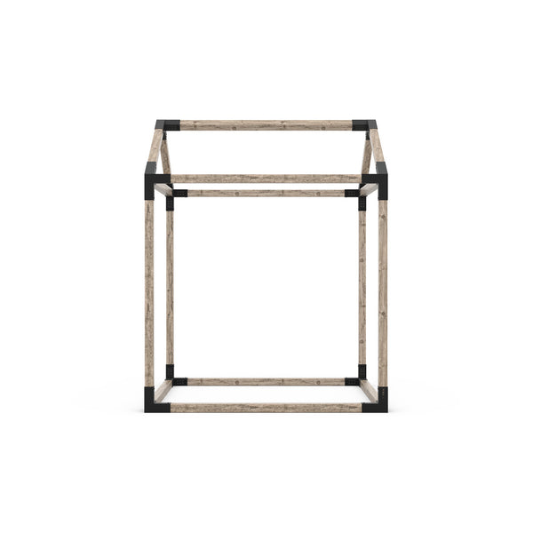 GRID 30 Single Pergola Kit with Base for 4x4 Wood Posts